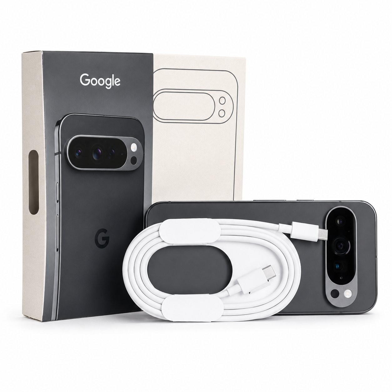 Google Pixel 9 Pro 5G 256 Go + 16 Go RAM – Écran LTPO OLED 120 Hz, Triple Caméra 50 MP, IA Google | Livraison Gabon | Kadmarket